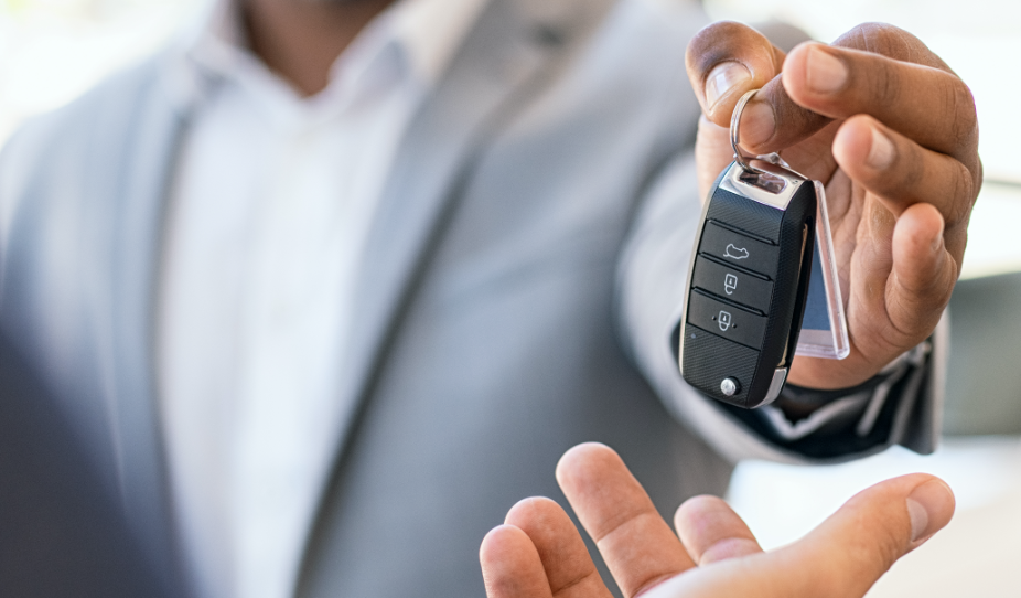 handing over car keys